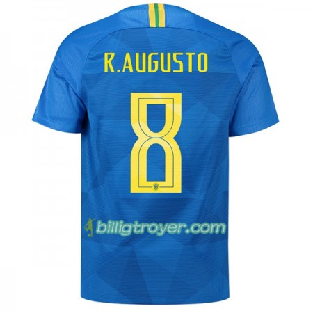 Billige Fotballdrakter Brasil R.Augusto 8 VM 2018 Bortedraktsett